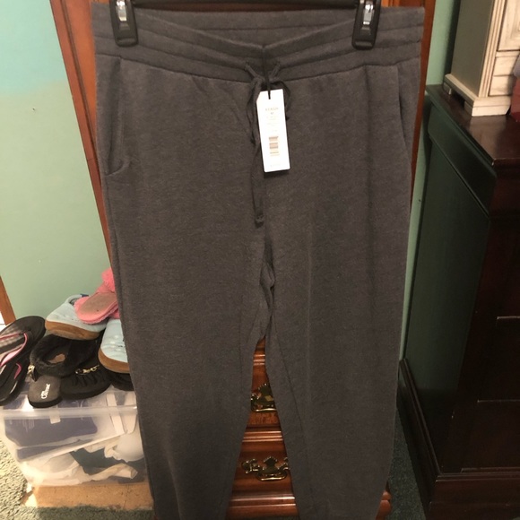 NWT Michael Stars Oxide Ray Drawstring Joggers w/Front Pockets & Banded Cuffs - Picture 1 of 8